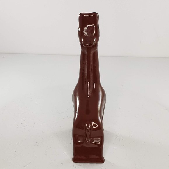 Vintage Giraffe Bud Vase Art Pottery Head Up Long Neck - Picture 5 of 6